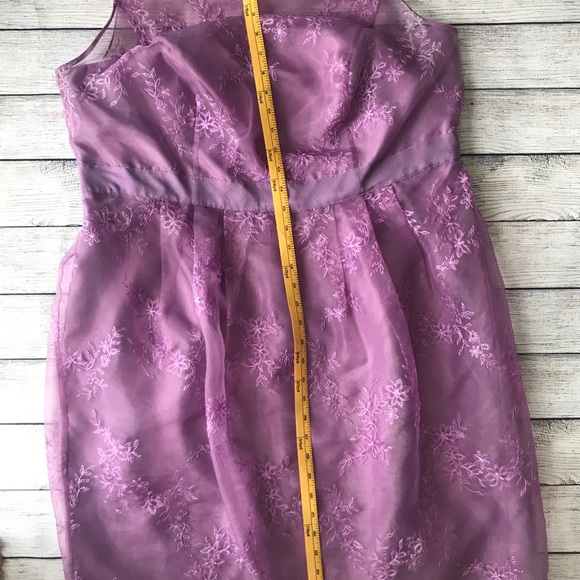 David’s Bridal Sz. 18 Purple Dress - Picture 7 of 8